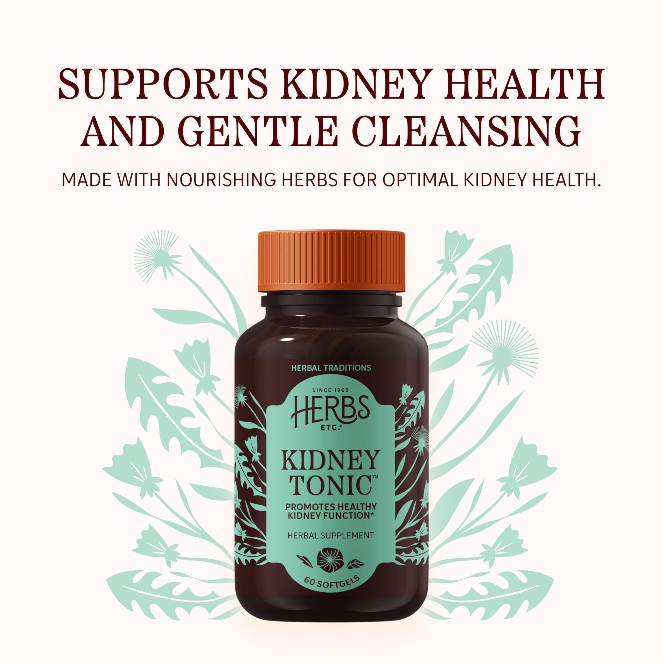 Amazon.com: Herbs Etc. Kidney Tonic Softgels - Herbal Supplement